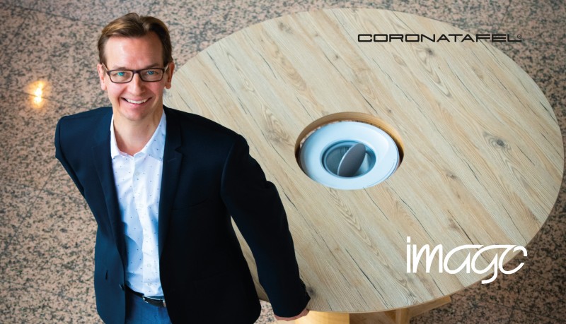 Imago Magazine: interview met de uitvinder van de luchtreinigende coronatafels