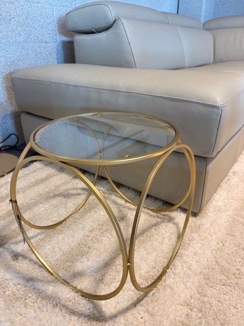 J-Line goudkleur met glas