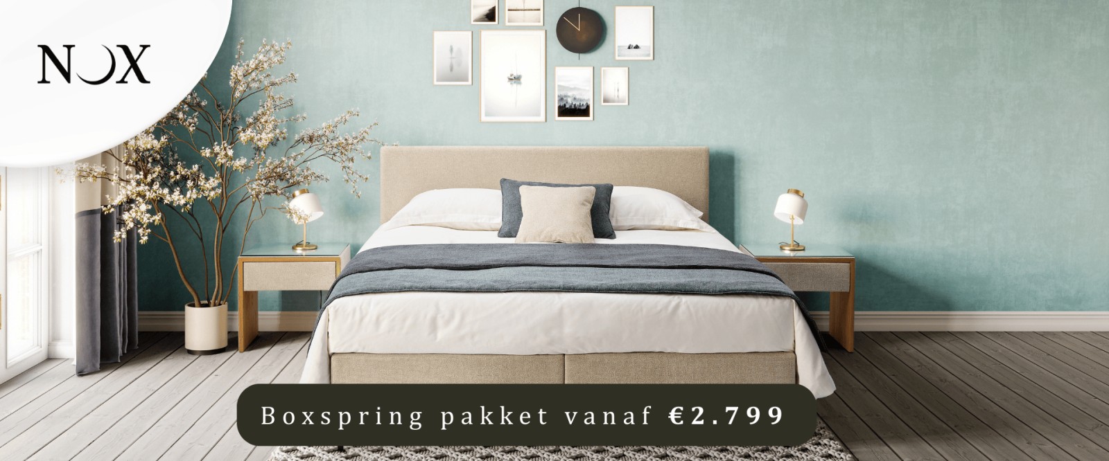 Creëer het Nox bed van je dromen vanaf € 2799