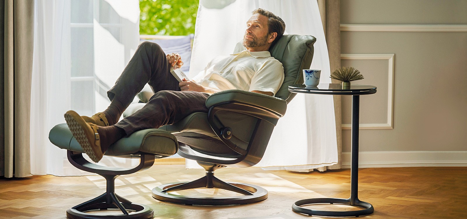 400 euro korting op Mayfair relaxzetels van Stressless