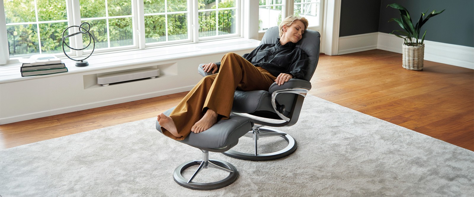 Stressless actie: gratis voetensteun